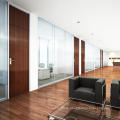 Shanghai Glass Partition with Swing Door